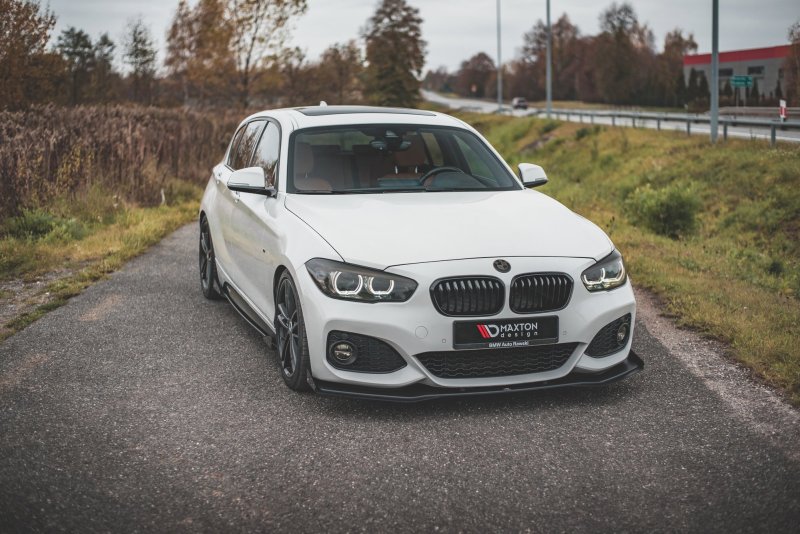 Maxton Flaps BMW 1er F20 M-Paket Facelift / M140i schwarz Hochglanz BM1F20FMCNC-FSF1-G