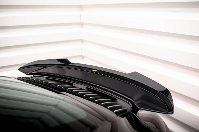 Maxton Spoiler CAP für Porsche 911 Turbo S 992 schwarz Hochglanz PO-911-992-TURBO-S-CAP1-G