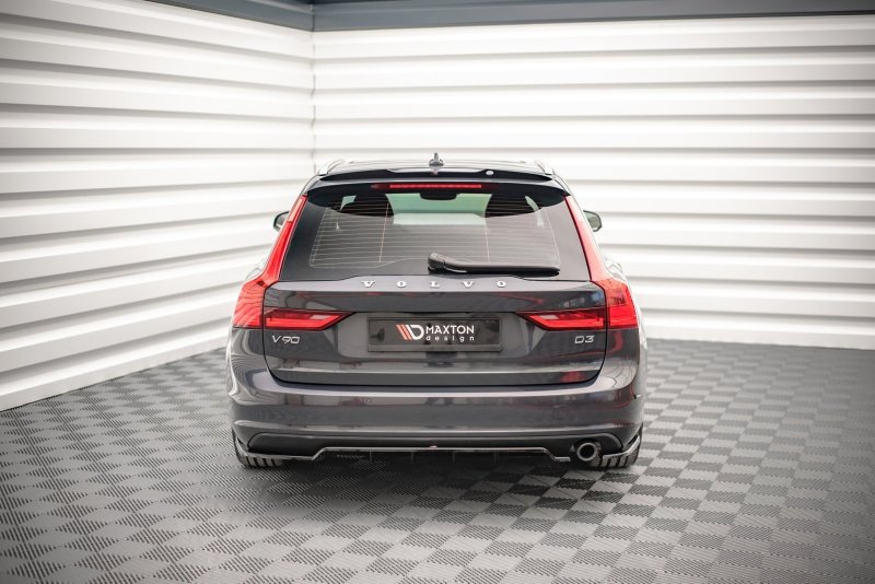 Maxton Spoiler CAP für Volvo V90 Mk2 schwarz Hochglanz VO-V90-2-CAP1-G