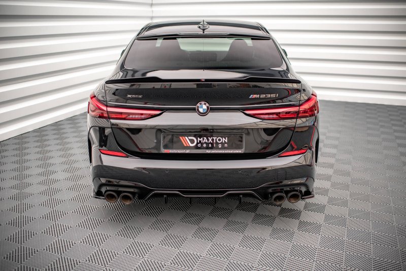Maxton Diffusor Heck Ansatz für BMW M235i Gran Coupe F44 schwarz Hochglanz BM-2-44-M-RS1-G