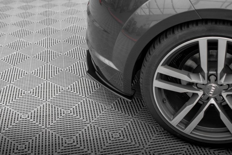 Maxton Street Pro Heck Ansatz Flaps Diffusor Audi TT S-Line 8S AUTT3SLINECNC-RSD1BRB
