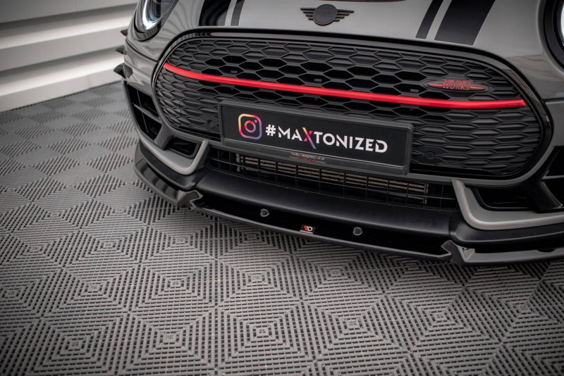 Maxton Front Ansatz V.3 für Mini Cooper Clubman John Cooper Works F54  schwarz Hochglanz MC-CM-2-S-JCW-FD3-G