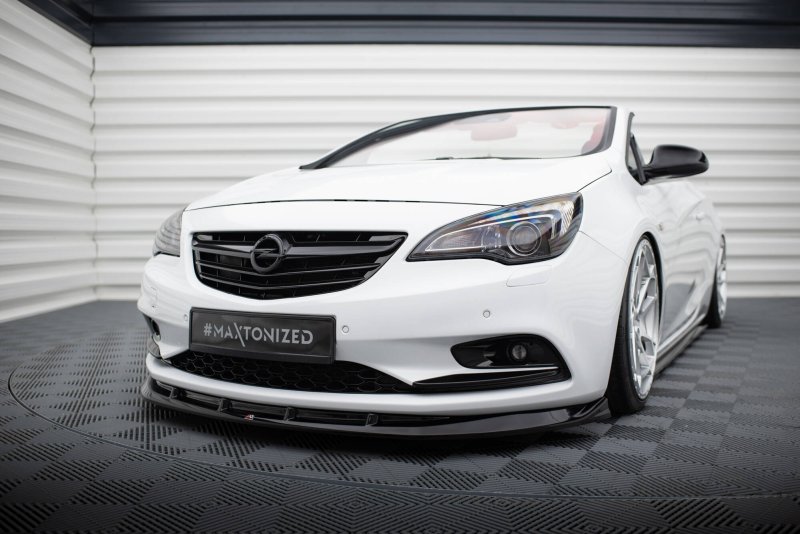 Maxton Front Ansatz Opel Cascada schwarz Hochglanz OP-CA-1-FD1-G