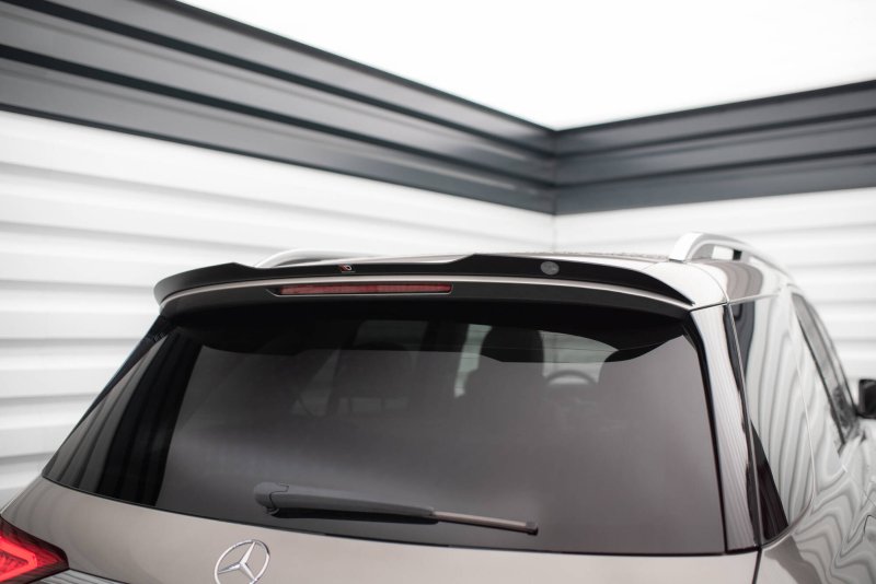 Maxton Spoiler CAP Abrisskante Mercedes-Benz GLE SUV AMG-Line / AMG W167 / W167 Facelift schwarz Hochglanz ME-GLE-X167-AMGLINE-CAP1-G