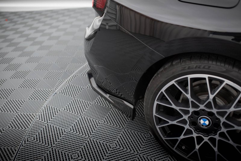 Maxton Heck Ansatz Flaps Diffusor V.2 BMW 2 Coupe G42 schwarz Hochglanz BM-2-G42-RSD2-G