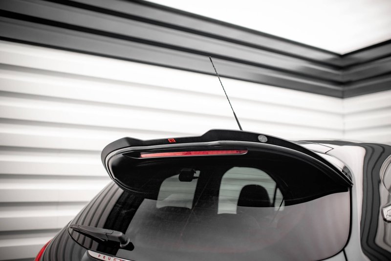 Maxton Spoiler CAP für Peugeot 208 GTi Mk1 schwarz Hochglanz PE-208-1-GTI-CAP1-G