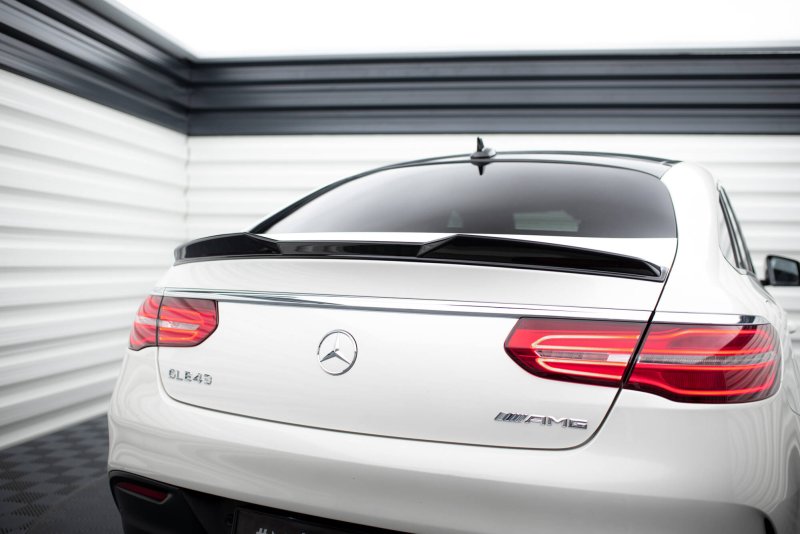 Maxton Spoiler CAP Abrisskante 3D Mercedes-Benz GLE Coupe 43 AMG / AMG-Line C292 schwarz Hochglanz ME-GLE-C292-43-CAP3D1-G