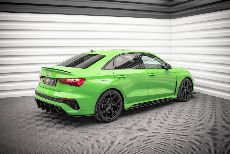 Maxton Street Pro Seitenschweller Ansatz für Audi RS3 Sportback 8Y AURS38YSCNC-SD1BRB
