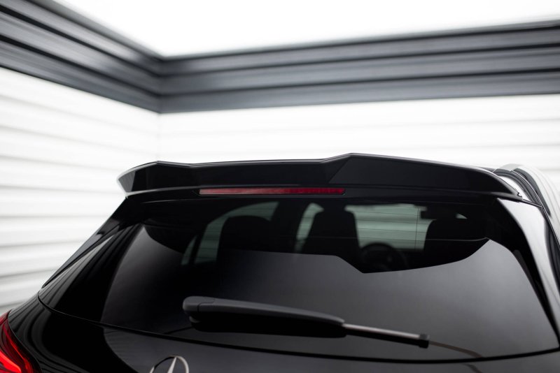 Maxton Spoiler CAP Abrisskante 3D Mercedes-AMG A35 Hatchback W177 schwarz Hochglanz ME-A-177F-35-CAP3D1-G