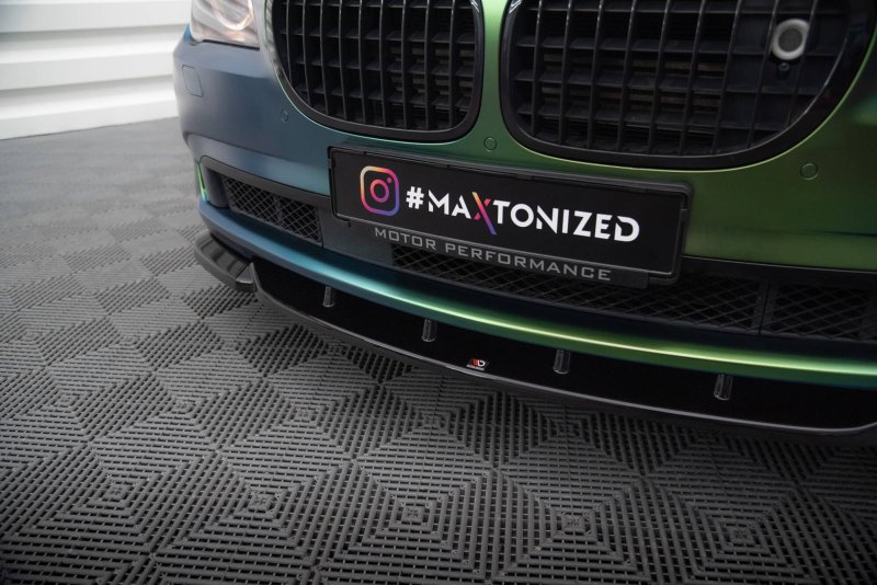 Maxton Front Ansatz V.1 BMW 7 F01 schwarz Hochglanz BM-7-01-LONG-FD1-G
