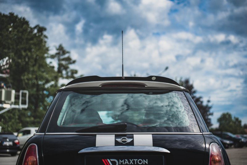 Maxton Spoiler CAP für Mini Cooper / One R50 schwarz Hochglanz MC-ONE-1-CAP1-G