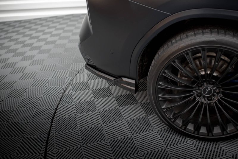 Maxton Heck Ansatz Flaps Diffusor für BMW X3 M-Paket G01 Facelift schwarz Hochglanz BM-X3-01F-MPACK-RSD1-G
