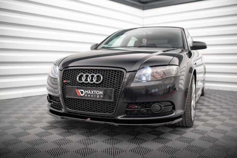 Maxton Front Ansatz Audi A4 S-Line B7 schwarz Hochglanz AU-A4-B7-SLINE-FD1-G