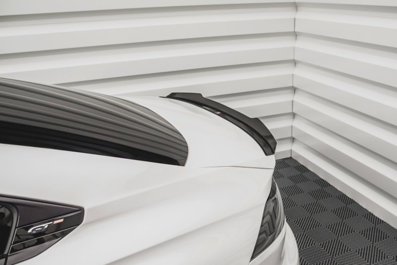 Preview: Maxton Spoiler CAP für Peugeot 508 Limousine Mk2 schwarz Hochglanz PE-508-2-CAP1-G
