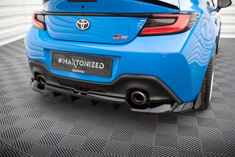 Maxton Mittlerer Cup Diffusor Heck Ansatz V.1 + Flaps Toyota GR86 Mk1 TO-GR86-1-RD1G+RD4G+RSF1B