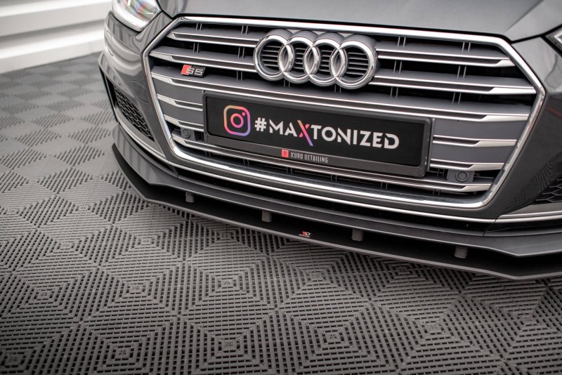 Maxton Street Pro Front Ansatz für für Audi A5 S-Line / S5 Coupe / Sportback F5 AUS52CNC-FD1B