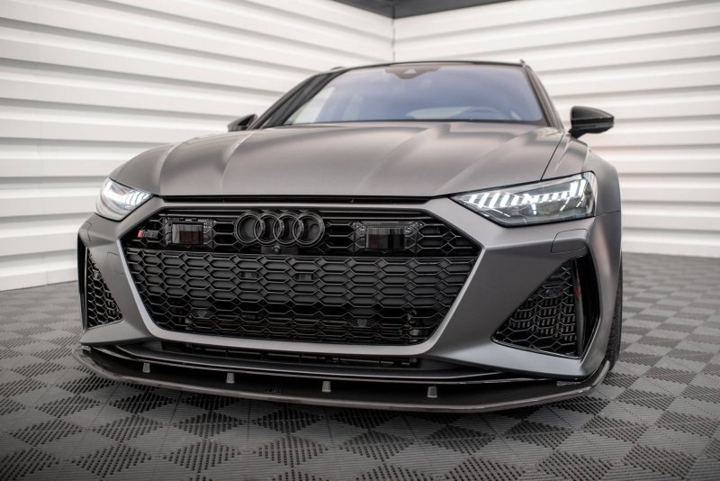 Maxton Carbon Fiber Front Ansatz für Audi RS6 C8 / RS7 C8 CF-AU-RS6-C8-FD1-245-P