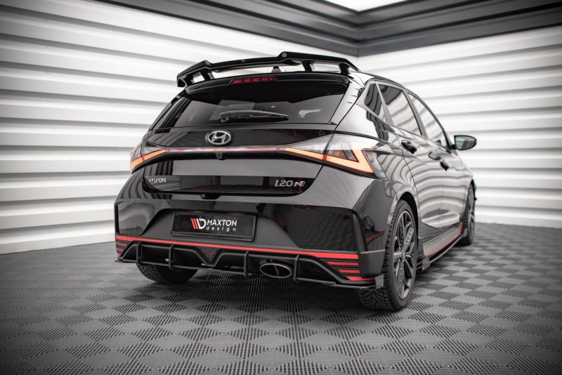 Maxton Street Pro Heckschürze für Hyundai I20 N Mk3 HYI203NCNC-RS1BRB