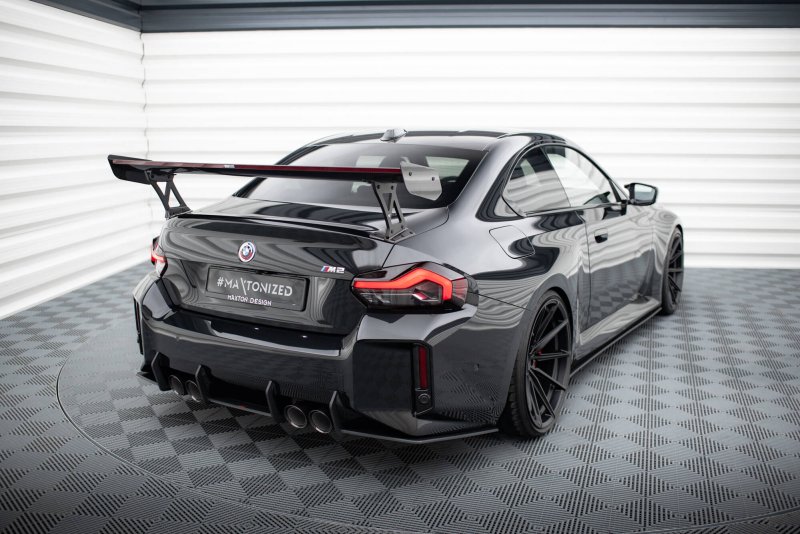 Maxton Street Pro Heck Ansatz Flaps Diffusor V.1 BMW M2 G87 BMM2G87CNC-RSD1BRB