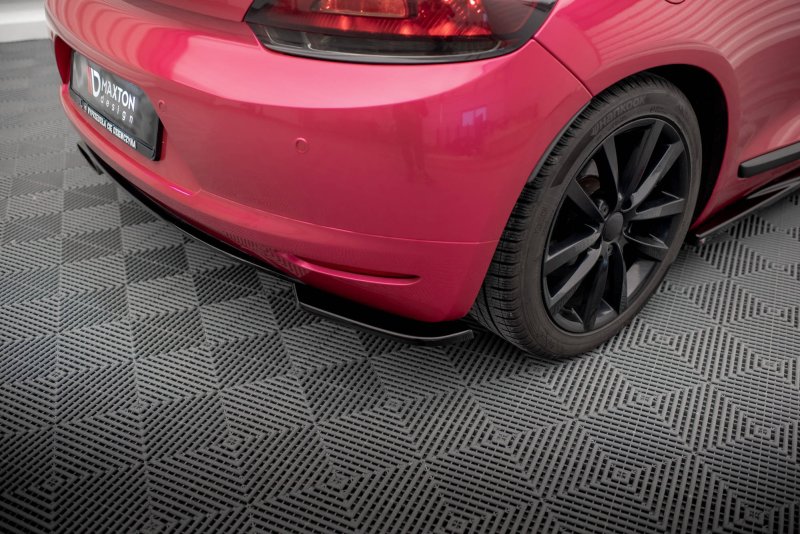 Maxton Heck Ansatz Flaps Diffusor für Volkswagen Scirocco Mk3 schwarz Hochglanz VW-SC-3-RSD1-G