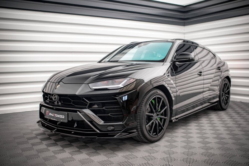 Preview: Maxton Front Ansatz V.1 Lamborghini Urus Mk1 schwarz Hochglanz LA-UR-1-FD1G+FD1RG+BR-G