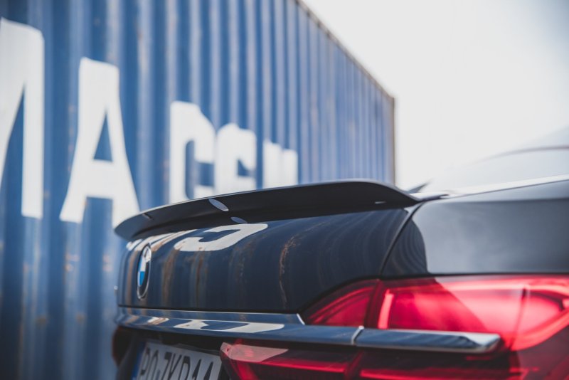 Maxton Spoiler CAP für BMW 7 M-Paket G11 schwarz Hochglanz BM-7-11-MPACK-CAP1-G