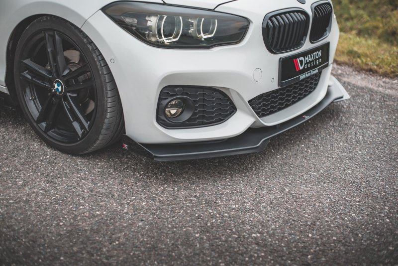 Maxton Flaps BMW 1er F20 M-Paket Facelift / M140i schwarz Hochglanz BM1F20FMCNC-FSF1-G