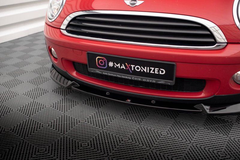 Maxton Front Ansatz für Mini One R56 schwarz Hochglanz MC-ONE-2-FD1-G