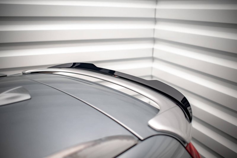 Maxton Spoiler CAP V.2 für  Volvo V70 Mk3 schwarz Hochglanz VO-V70-3-CAP2-G