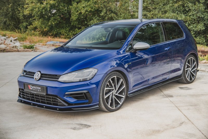 Maxton Racing Seitenschweller Ansatz für VW Golf 7 R / R-Line Facelift VWGO7FRCNC-SD2B