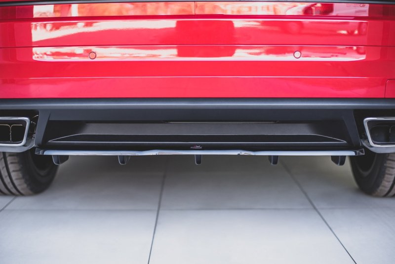 Maxton Mittlerer Diffusor Heck Ansatz DTM Look für Skoda Kodiaq RS schwarz Hochglanz SK-KO-1-RS-RD1G+RD2-G