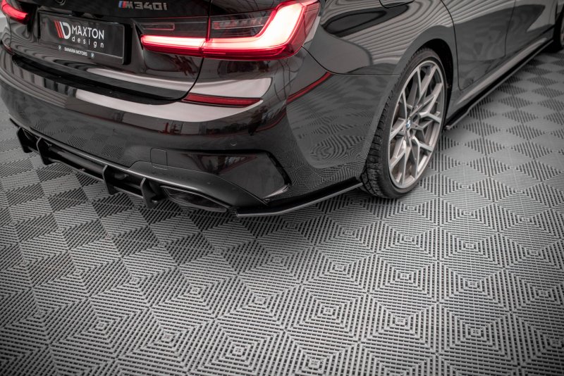 Maxton Street Pro Heck Ansatz Flaps Diffusor V.1 für BMW M340i G20 / G21 BM321MPACKCNC-RSD1BRB