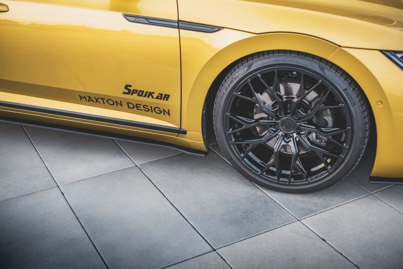 Maxton Racing Seitenschweller Ansatz für Volkswagen Arteon R-Line VWAR1RLINECNC-SD1BRB