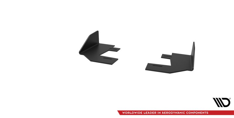 Maxton Hintere Seiten Flaps Mercedes-AMG CLA 45 C117 Facelift schwarz Hochglanz MECLA117AMGAEROCNC-RSF1-G