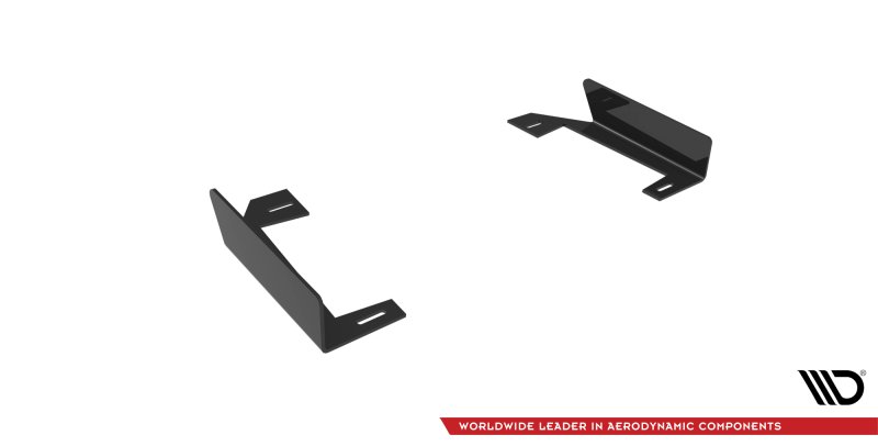 Maxton Hintere Seiten Flaps für BMW 2 Coupe M-Paket G42 schwarz Hochglanz BM242MPACKCNC-RSF1-G