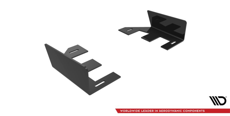 Maxton Hintere Seiten Flaps für Audi RS3 Sportback 8Y schwarz Hochglanz AURS38YCNC-RSF1-G