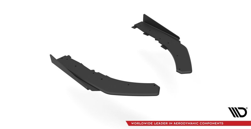 Maxton Street Pro Heck Ansatz Flaps Diffusor +Flaps für BMW 4er M-Paket G22 schwarz Hochglanz BM4G22MPACKCNC-RSD1BRB+RSF1-G