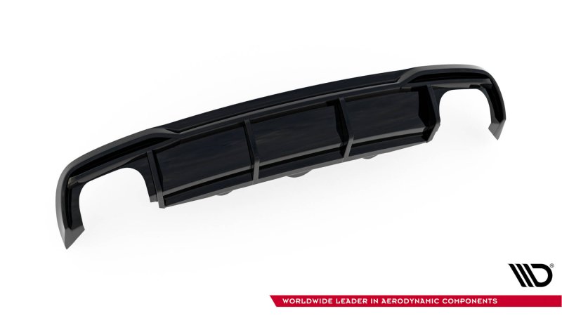 Maxton Diffusor Heck Ansatz Audi A5 8T Facelift (Version mit Doppelauspuff auf beiden Seiten) AU-A5-1F-RS1GOO_OO