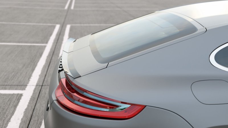 Preview: Maxton Spoiler CAP für Porsche Panamera Turbo / GTS 971 schwarz Hochglanz PO-PA-971-T-CAP1-G