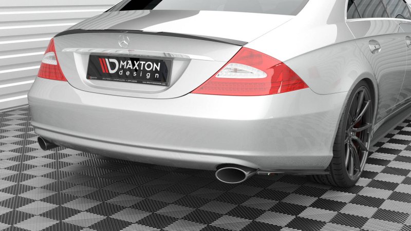 Maxton Heck Ansatz Flaps Diffusor Mercedes-Benz CLS C219 schwarz Hochglanz ME-CLS-C219-RSD1-G