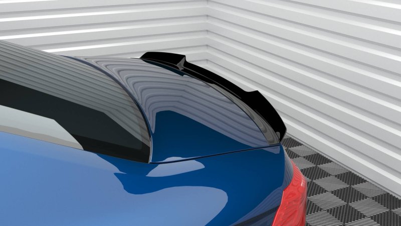 Maxton Spoiler CAP Abrisskante VW Passat Limousine R-Line Mk8 schwarz Hochglanz VW-PA-B8-RLINE-S-CAP1-G