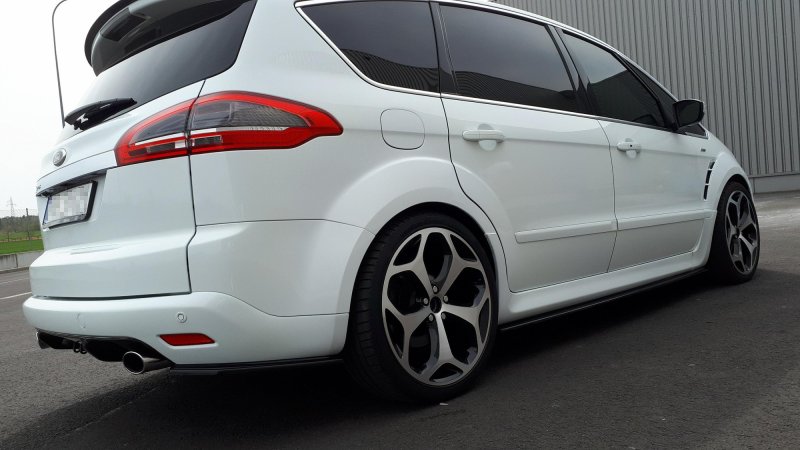 Preview: Maxton Seitenschweller Ansatz für Ford S-Max Titanium Mk1 FL schwarz Hochglanz FO-SMAX-1F-SD1-G