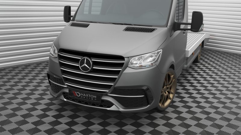 Maxton Die Vordere Stoßstange Mercedes-Benz Sprinter Mk3 ME-SP-3-F1
