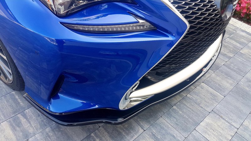 Preview: Maxton Front Ansatz V.2 für Lexus Rc Carbon Look  LE-RC-1-FD2-C