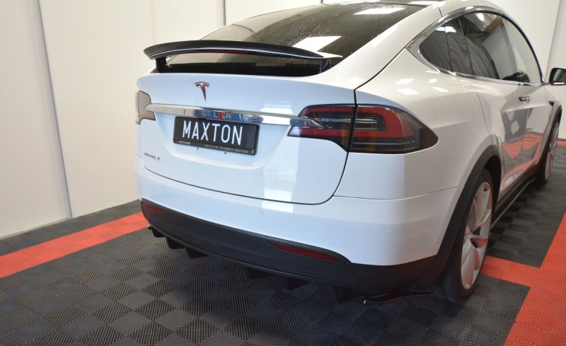 Preview: Maxton Spoiler CAP V.2 für TESLA MODEL X schwarz Hochglanz TE-MODELX-CAP2-G