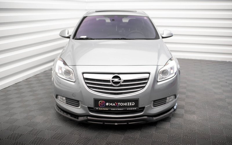 Maxton Front Ansatz Opel Insignia OPC-Line Mk1 schwarz Hochglanz OP-IS-1-OPCLINE-FD1G+FD1R-G