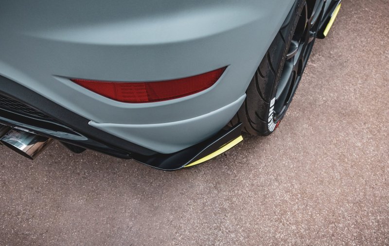 Maxton Heck Ansatz Flaps Diffusor für Ford Fiesta 7 ST Facelift FO-FI-7F-ST-FRSD1