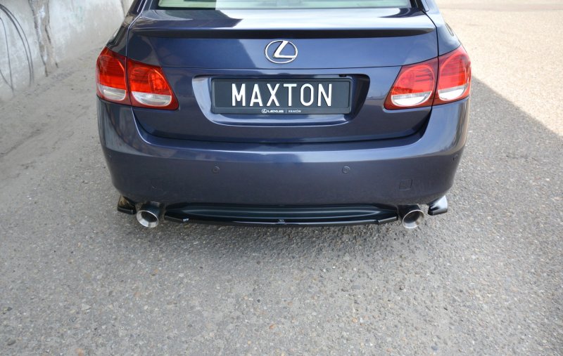 Preview: Maxton Heck Ansatz Flaps Diffusor für LEXUS GS MK.3 Carbon Look  LE-GS-3-RSD1-C