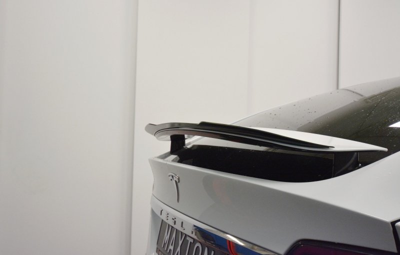 Preview: Maxton Spoiler CAP V.1 für TESLA MODEL X schwarz Hochglanz TE-MODELX-CAP1-G