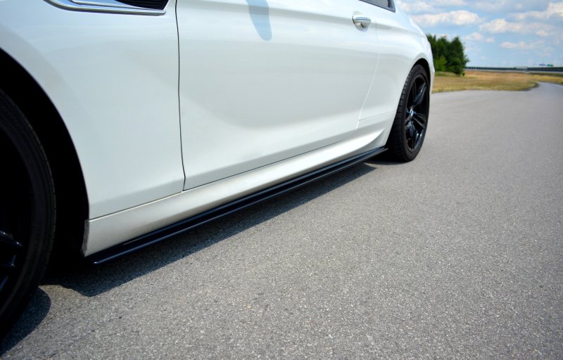 Maxton Seitenschweller Ansatz für BMW 6er F13 M Paket schwarz Hochglanz BM-6-13-C-MPACK-SD1-G